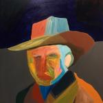 Nicholas Osmond – The retired Drover 90 x 90 cm