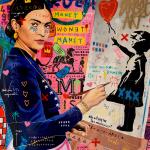 JISBAR – FRIDA+BANKSY – 146X114CM A